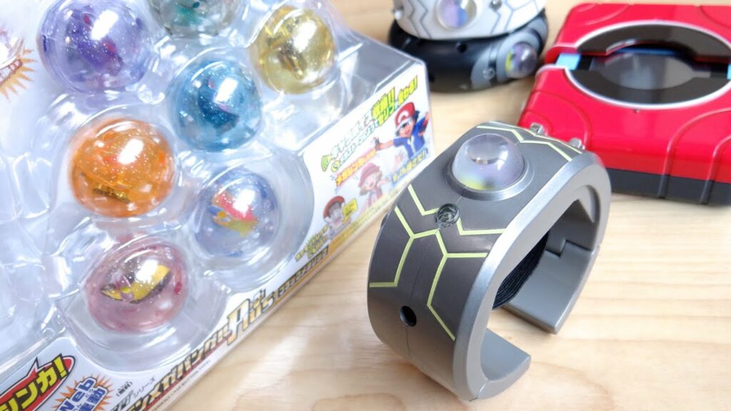 メガ リング パワー アップ-サトシ & セレナのボイス収録!ポケモンメガバングルPlus(プラス) レビュー!サウンドが大幅にパワーアップ メガストーンプラス8種付属 ポケットモンスターXY