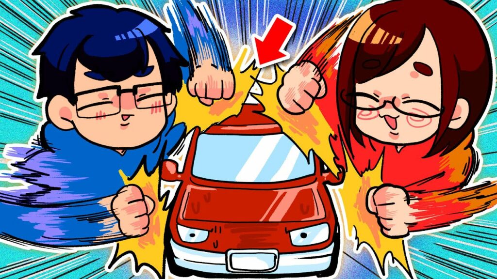 【大犯罪】夫婦で車をボッコボコに壊してしまいましたwwwwww【おすそわける メイドインワリオ】
