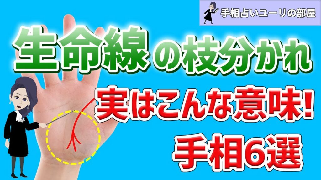 生命線 枝分かれ-【手相】生命線の枝分かれ、実はこんな意味!6選