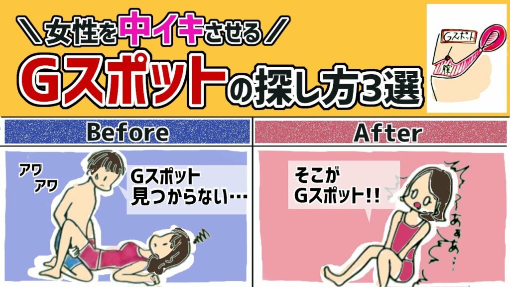 マンピーのgポット-Gスポットを確実に探し出す方法3選【女性の中イキ性感帯】