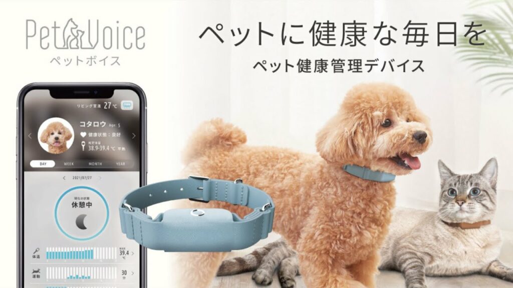 【PetVoice】ペットの健康をテクノロジーと獣医師で見守る 健康管理デバイス
