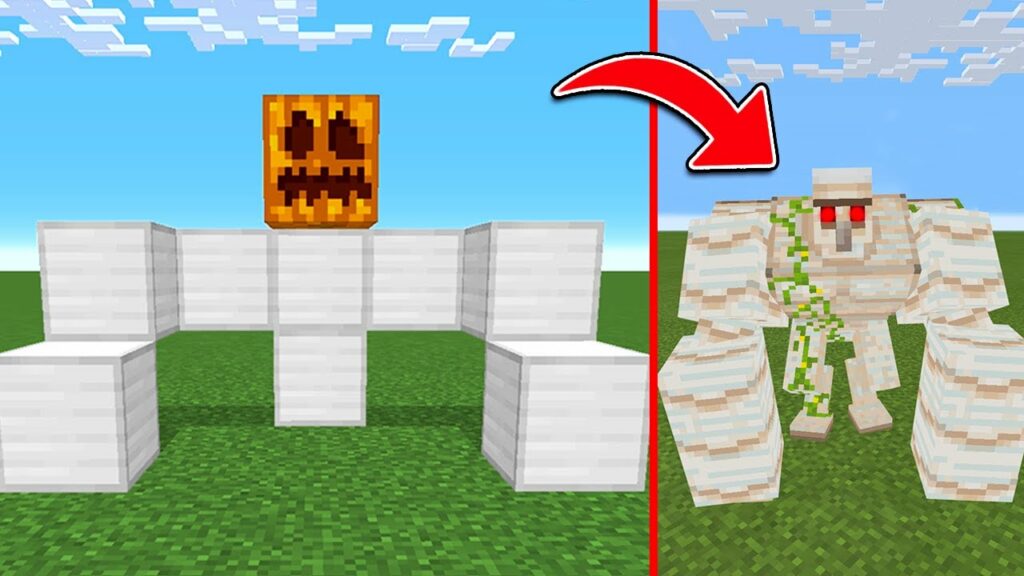 メガ リング 強化-最強のアイアンゴーレムの作り方【まいくら・マインクラフト】