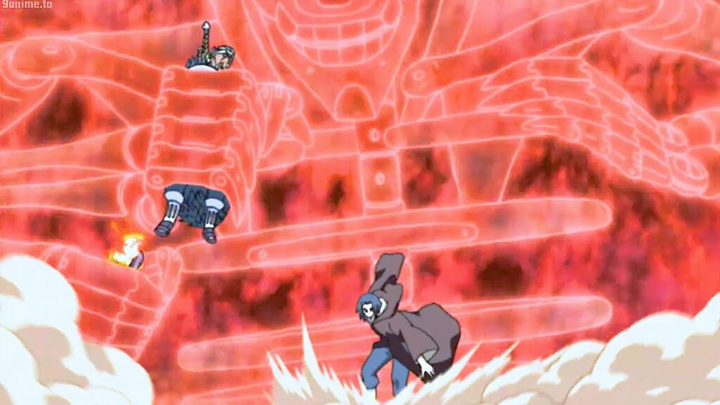 イタチは別天神を使用して、カブトの制御を回避し、ナルトとキラービーを支援します|Itachi uses Kotoamatsukami to circumvent control of Kabuto