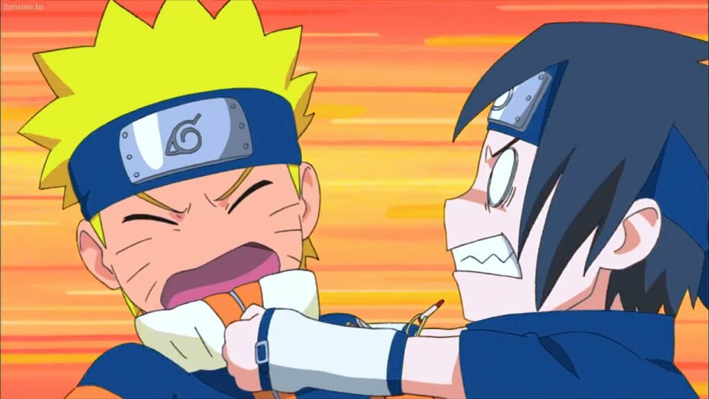 ナルトとサスケは、新世代の中忍選抜試験に参加すると互いに戦う|Naruto and Sasuke fight when joining a new generation of Chunin Exams