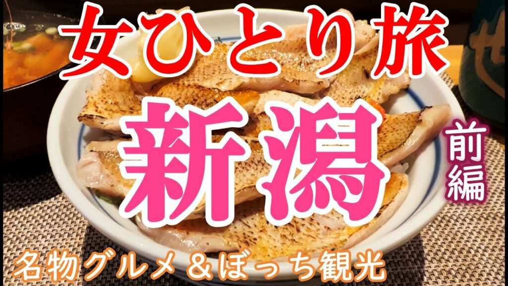 【孤独な女ひとり旅】新潟・ぼっち女の新潟グルメ・観光ひとり旅/前編【新潟旅行】
