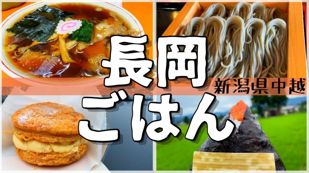 【日本グルメ旅】新潟県長岡市のご当地グルメを食べ尽くす!【一人旅、食べ歩き、観光、酒場放浪記】