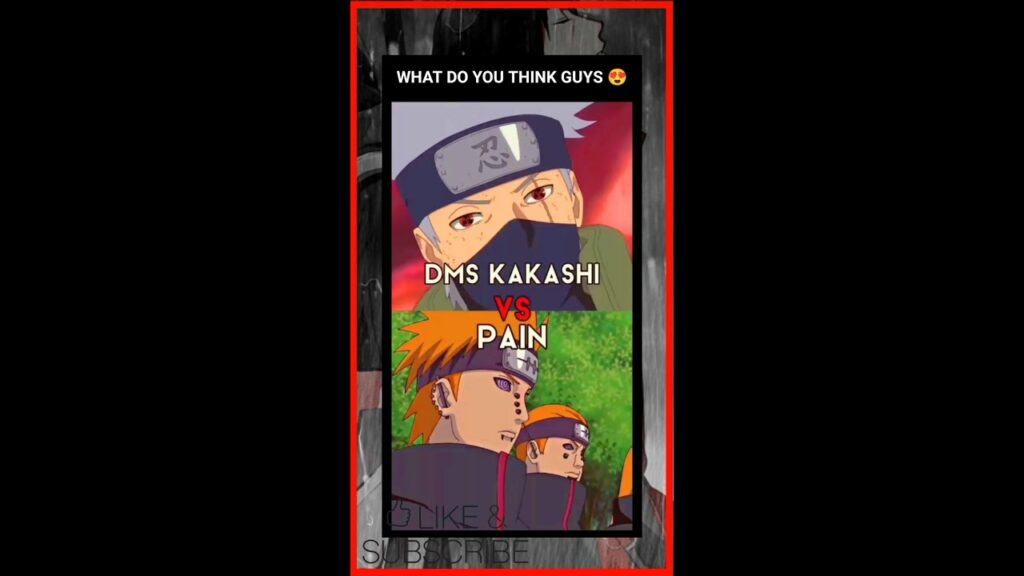 Kakashi vs pain | Who is stronger ? | #shorts