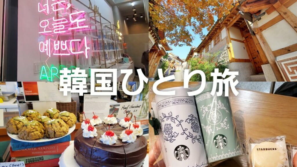 【VLOG】韓国旅行🇰🇷ソウルひとり旅 おすすめプラン 일본인의 서울 혼행 브이로그【弘大/東大門/北村韓屋村/三清洞】
