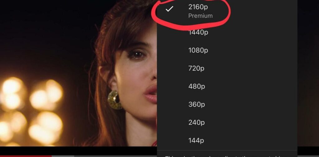 YouTubeで4K画質を選ぶには「YouTube Premium」加入が必要になるかもしれません