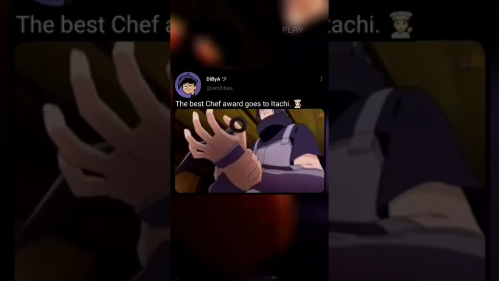 Chef Itachi is cooking for Sasuke 😅 || #itachi #sasuke #naruto #anime #funny #shorts