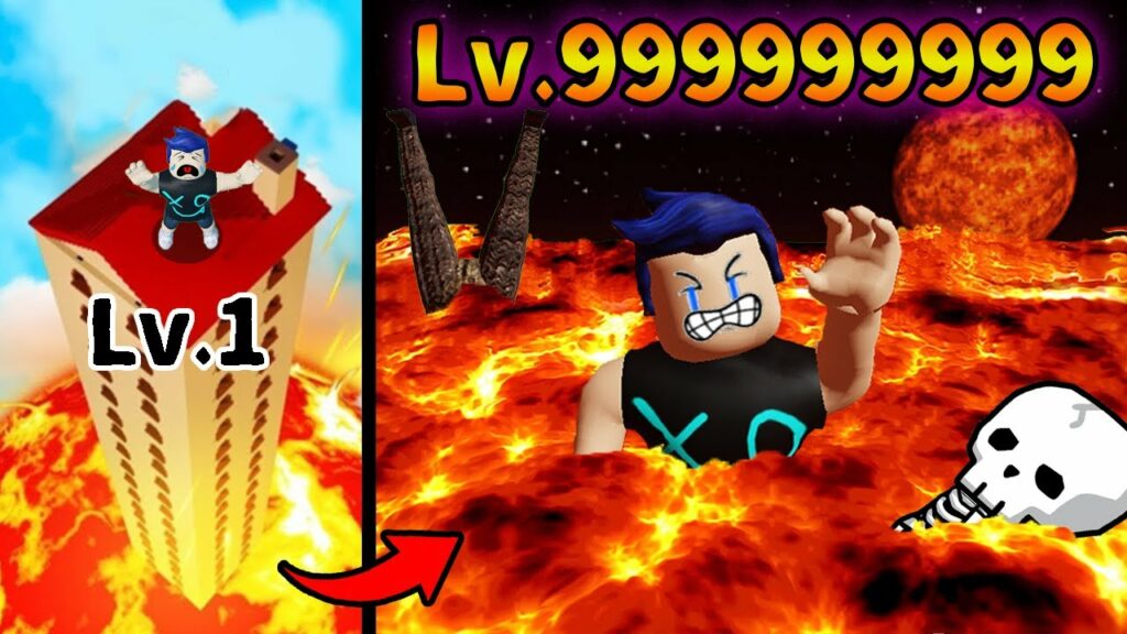 どんどん上がってくるマグマから逃げるゲームで最強のバグを見つけてしまったw 【 スマホゲーム Roblox ロブロックス 床は溶岩だ Floor is Lava 】