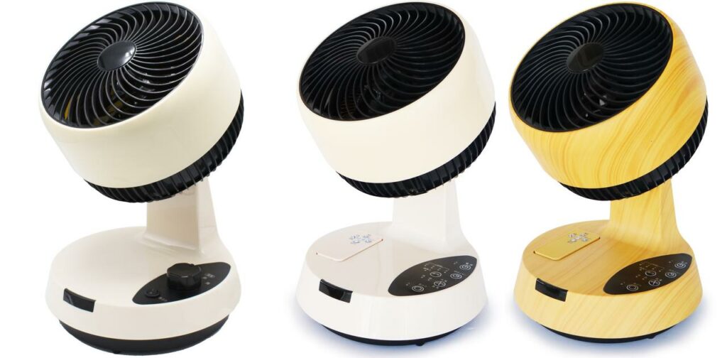 部屋干しにも大活躍の温風が出るサーキュレーター