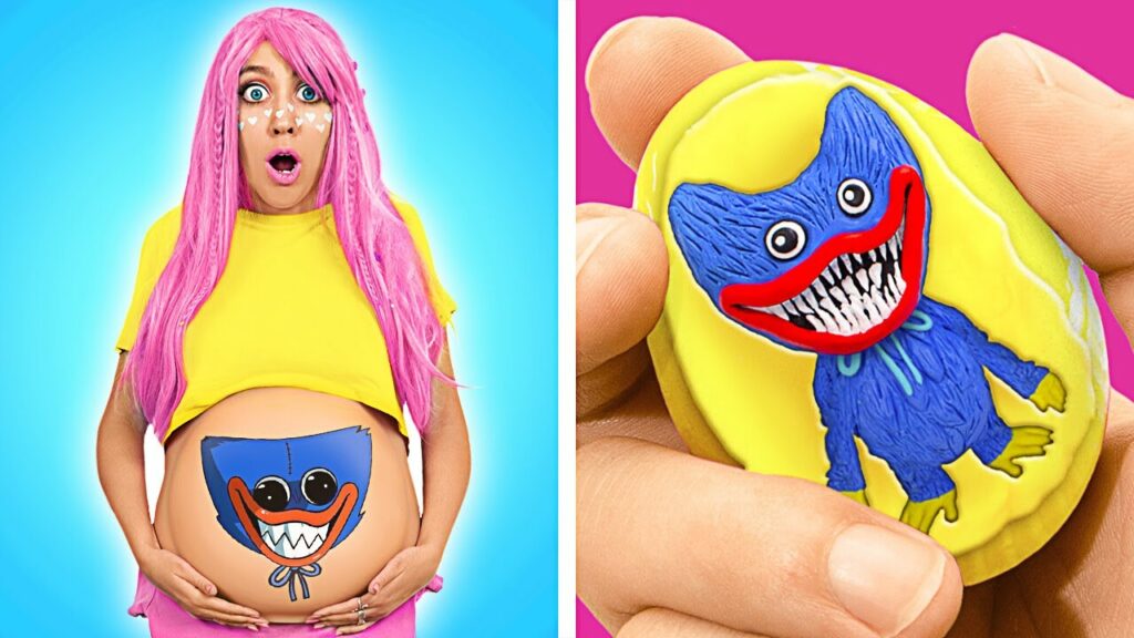 ドールが妊娠?妊婦のバービーのためのメイクアップガジェットとライフハック|ラ・ラ・ライフ EMOJI