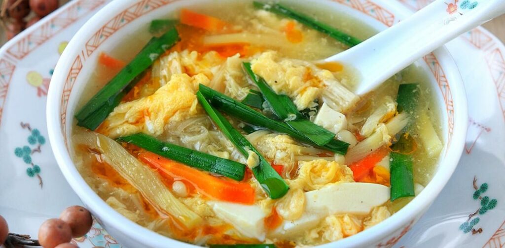 おいしいおいしい具だくさんスープ。あの万能調味料がポイント