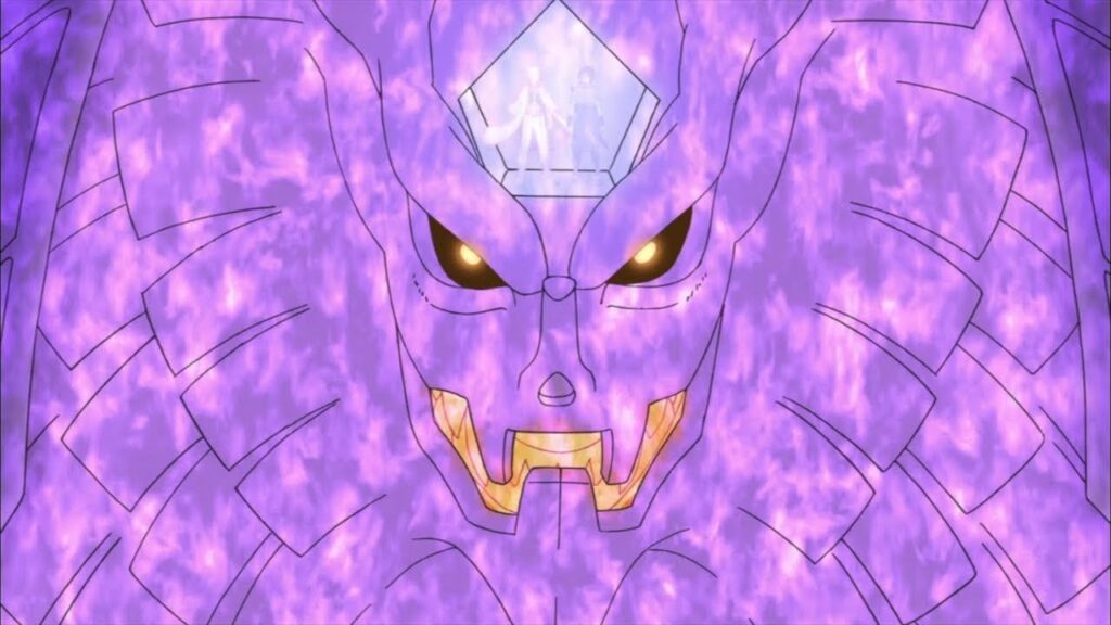 クラマとスサノオの究極の力がオビトを突き刺した   Kurama and Susanoo s ultimate power pierced Obito