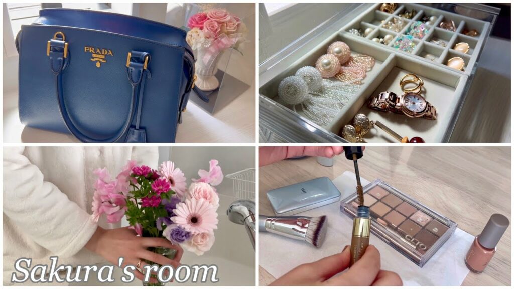 【GRWM】レストランへ食事に行く日のお出かけ準備🌸バックやアクセサリー選び👜💍