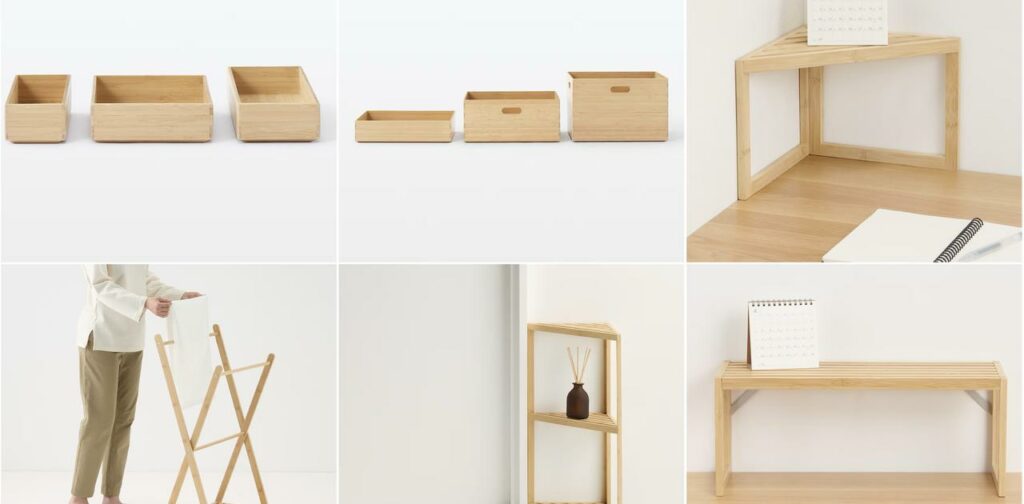 無印良品の家具と相性ピッタリの「竹材」収納グッズが新登場