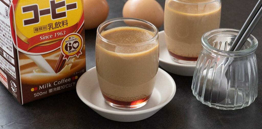 材料3つで超シンプル。フライパンで作る「なめらかすぎるコーヒー牛乳プリン」