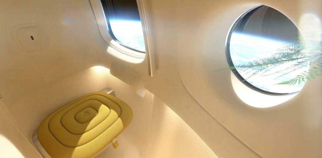 お値段1800万円。トイレまでラグジュアリーな宇宙旅行はいかが?