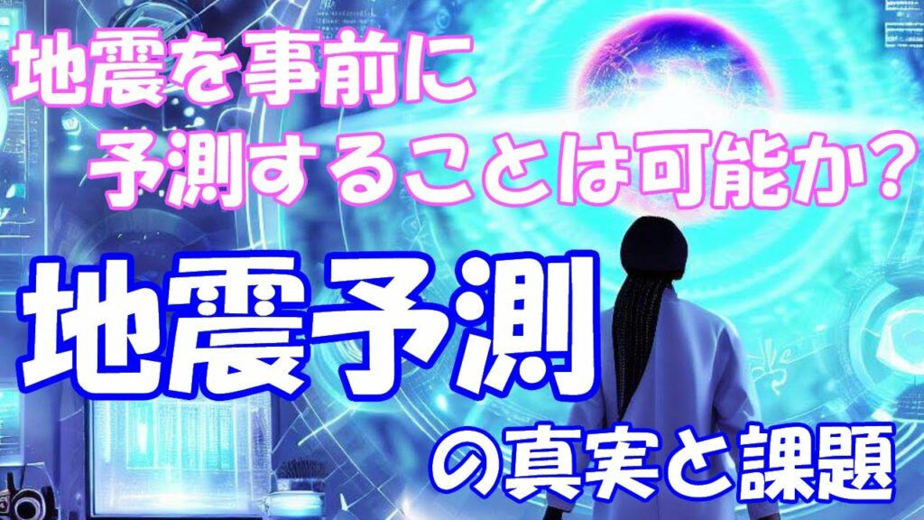 今すぐ知りたい地震予測テクノロジーの最新情報 ~大地震に備えるために必要なこととは~