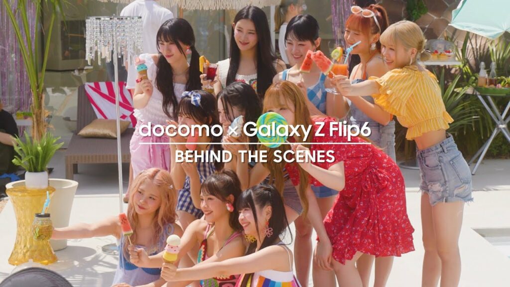 「Galaxy Z Flip6 with ME:I」篇 メイキング映像