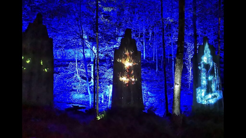 【ケベック旅行】TONGA LUMINA Short Ver. 詳細はブログ▼プロジェクションマッピングのナイトウォーク Laurentians Resort quebec trip