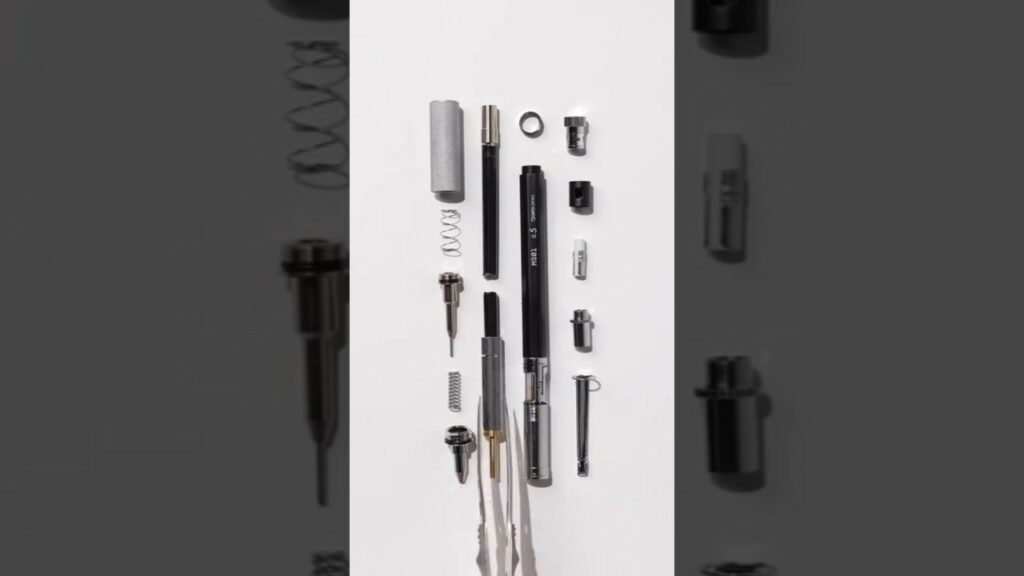 このシャープペンシルにはミニマシンが内蔵されています😳 #japanesestationery