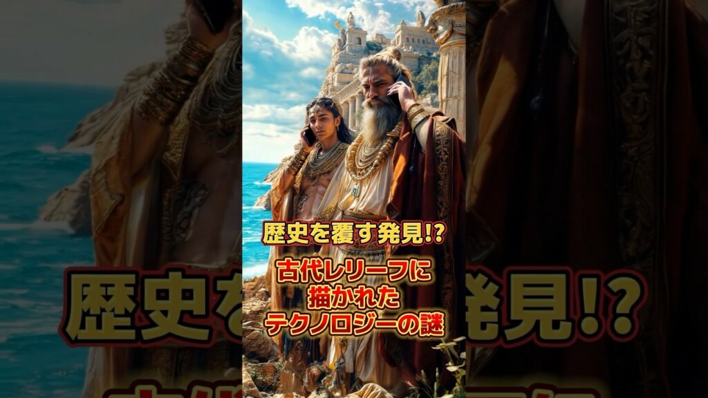 歴史を覆す発見!? 古代レリーフに描かれたテクノロジーの謎 #shorts #雑学 #古代文明 #オーパーツ